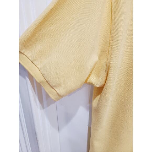 Brooks Brothers Yellow Polo Shirt Sz M Men's Short Sleeve Preppy Classic - Picture 6 of 13